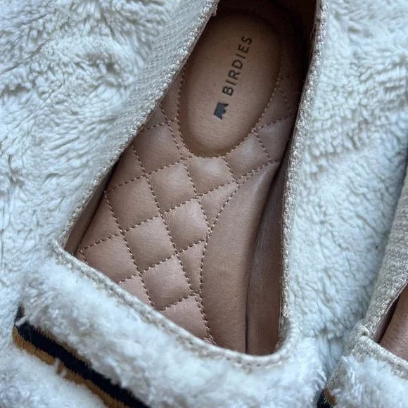 BIRDIES Starling Flat Embroidered Beige 6.5 - Picture 4 of 5